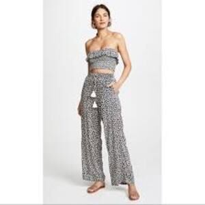 FAITHFULL the BRAND Azalea Biella Floral Print Drawstring Pants Size Small S 4